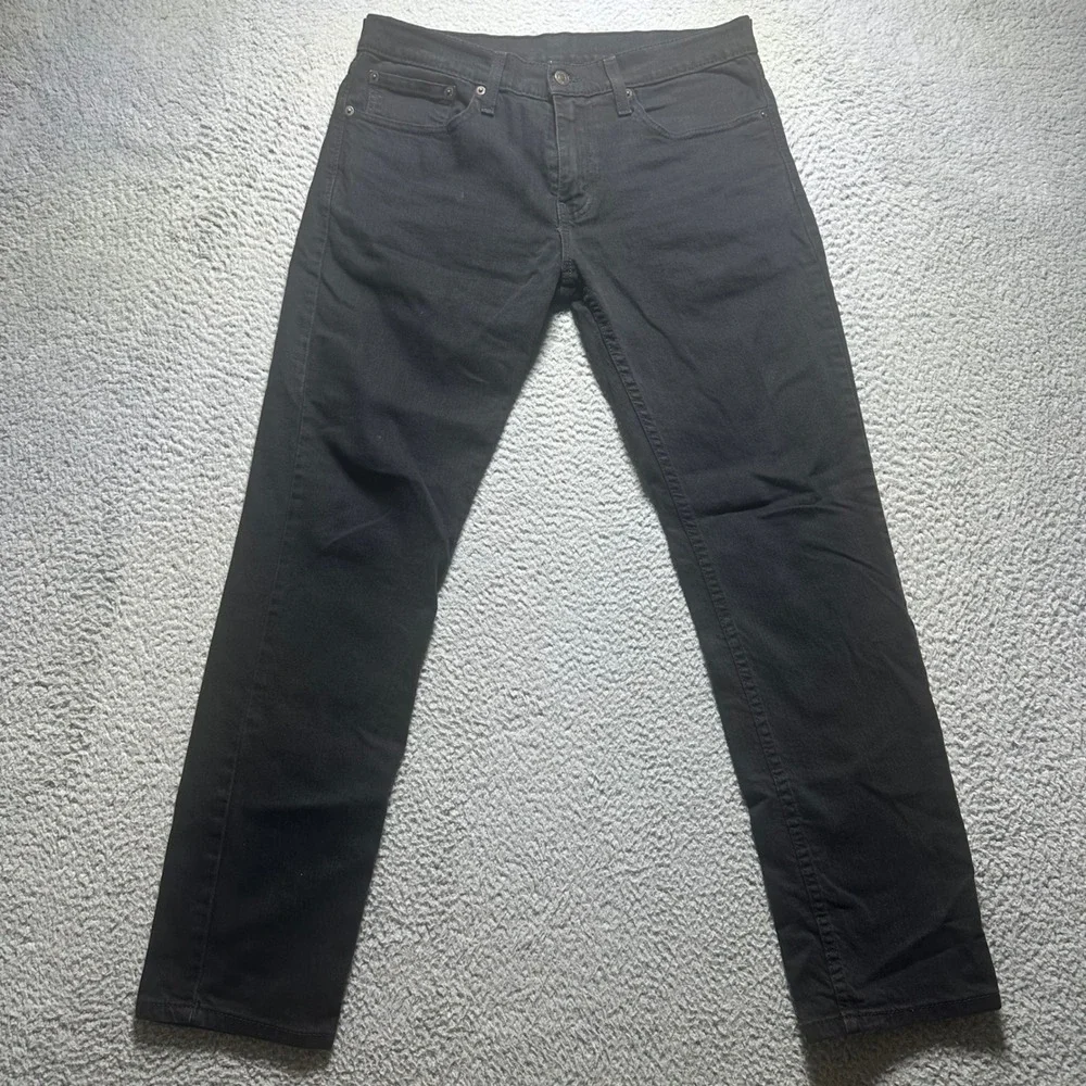 Levis 511 Slim Fit Black Jeans Mens 32x29 Stretch Denim Pants
